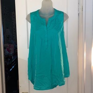 Merona green sleeveless too